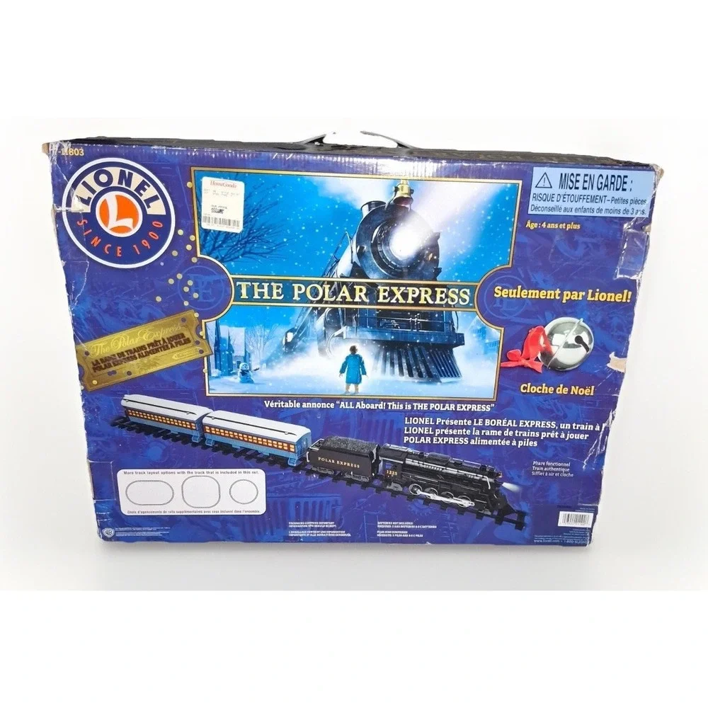 Lionel Polar Express Ready-To-Play Train Wagons Only INCOMPLETE Black